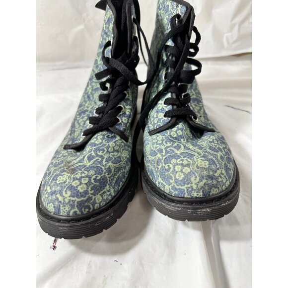 K + O combat boots canvas size 9 womens - Picture 1 of 10